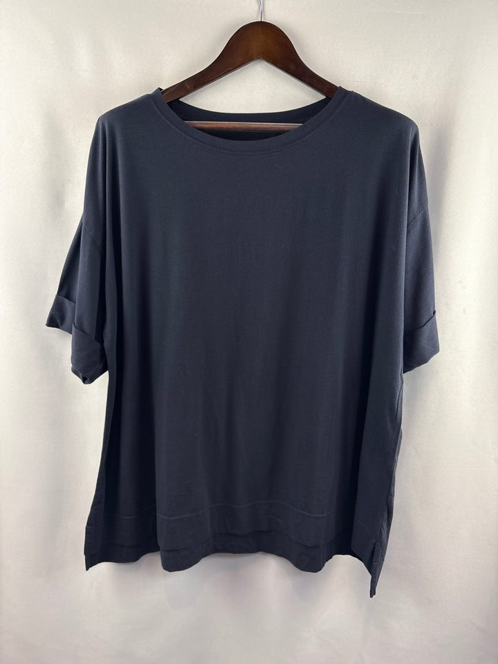 Women’s LOGO Principles XL Navy Blue Short Sleeve Shirt
