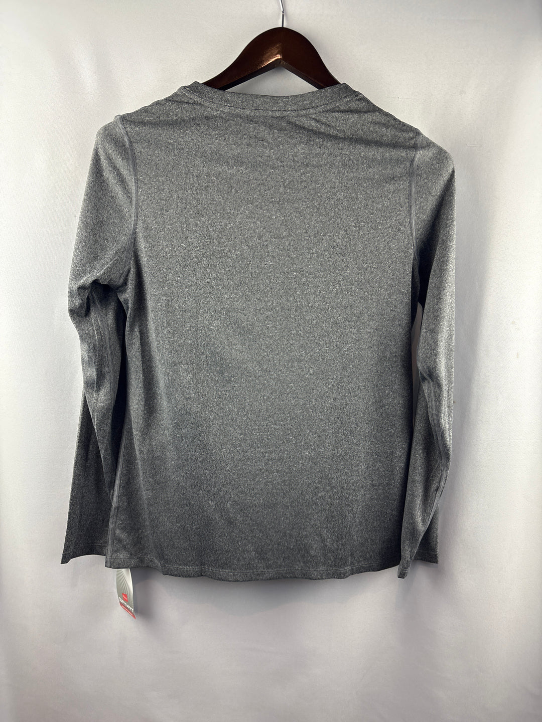 Women’s Hanes Sports Medium Heather Gray Long Sleeve Shirt