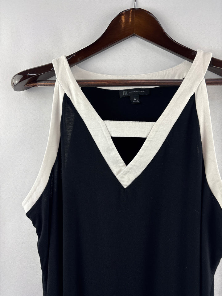 Women’s INC International Concepts XL Black Sleeveless Blouse