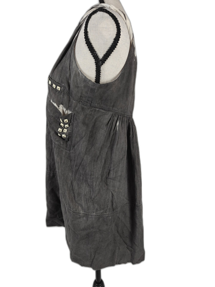 Women’s Seneca Rising Studded Pocket Dress Gray One Size