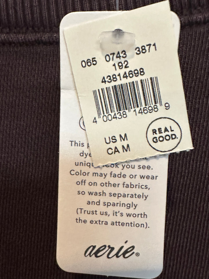 Women’s Aerie Brown Cropped Sweatshirt Size M