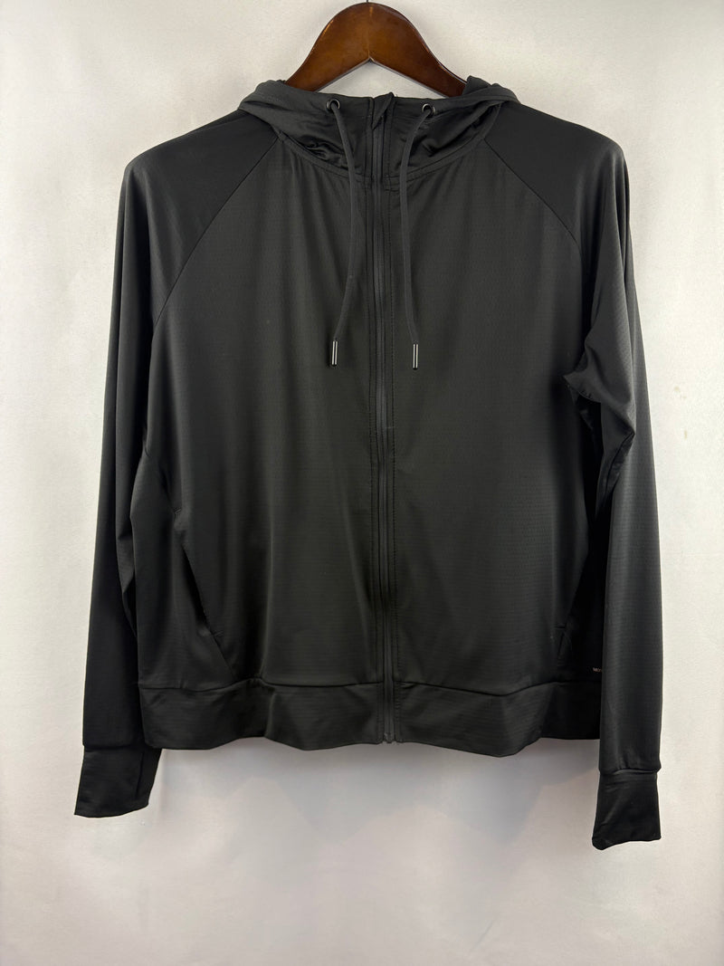 Women’s Mondetta Large Black Athletic Zip-Up Hoodie