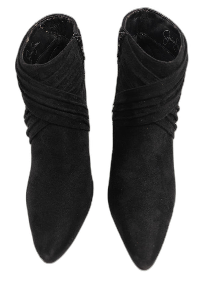 Women Jessica Simpson Ankle Boots Black Size 8.5B