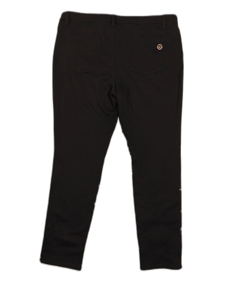 Womens Michael Michael Kors Skinny Pants Black Size 14