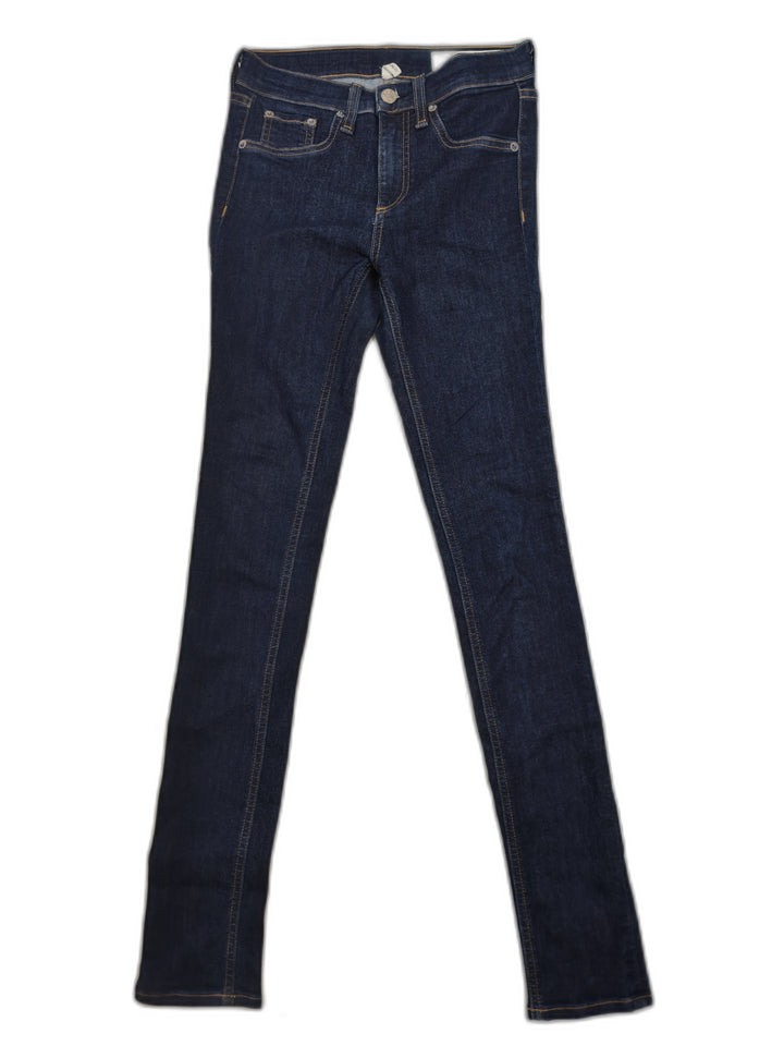 Womens Rag &amp; Bone Skinny Jeans Dark Wash Size 24