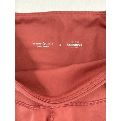 Women’s Old Navy Terracotta Active High Rise Leggings Sz S
