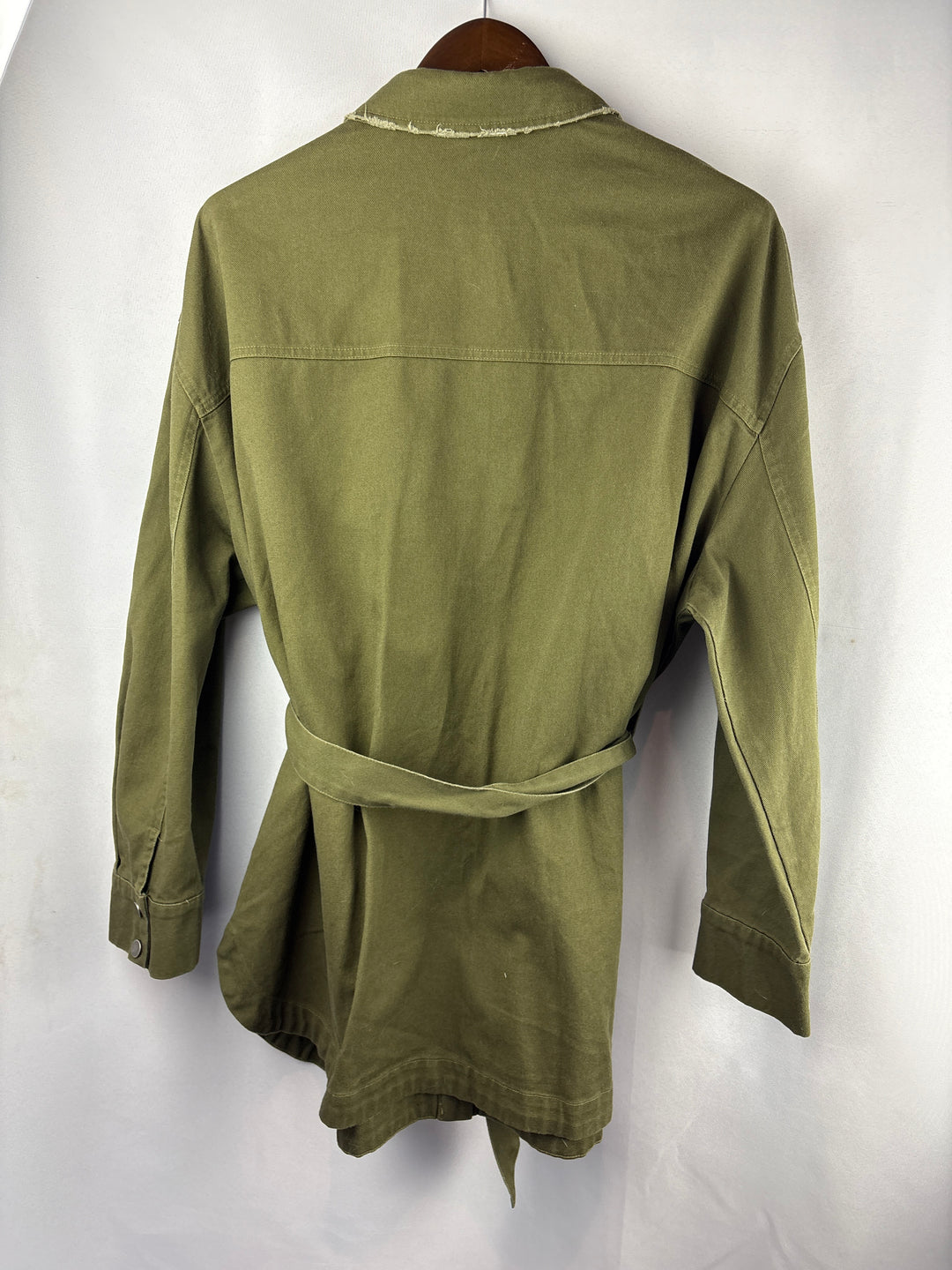 Women’s Studio Untold Size 20/22 Army Green Denim Jacket