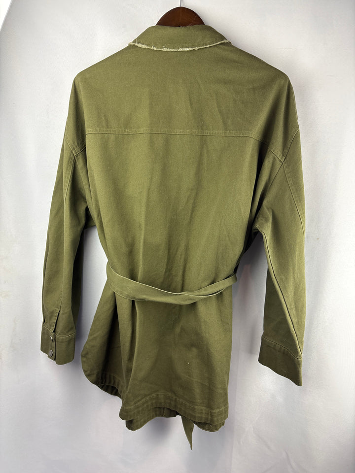 Women’s Studio Untold Size 20/22 Army Green Denim Jacket