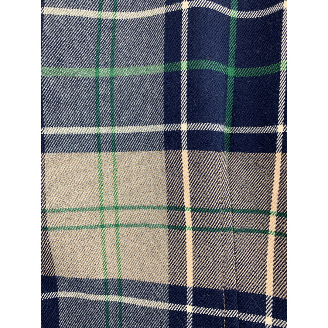 Joan Rivers XS Plaid Blazer Jacket For Women Polyester & Rayon Blend Button Closure Smart Casual Style Made In China