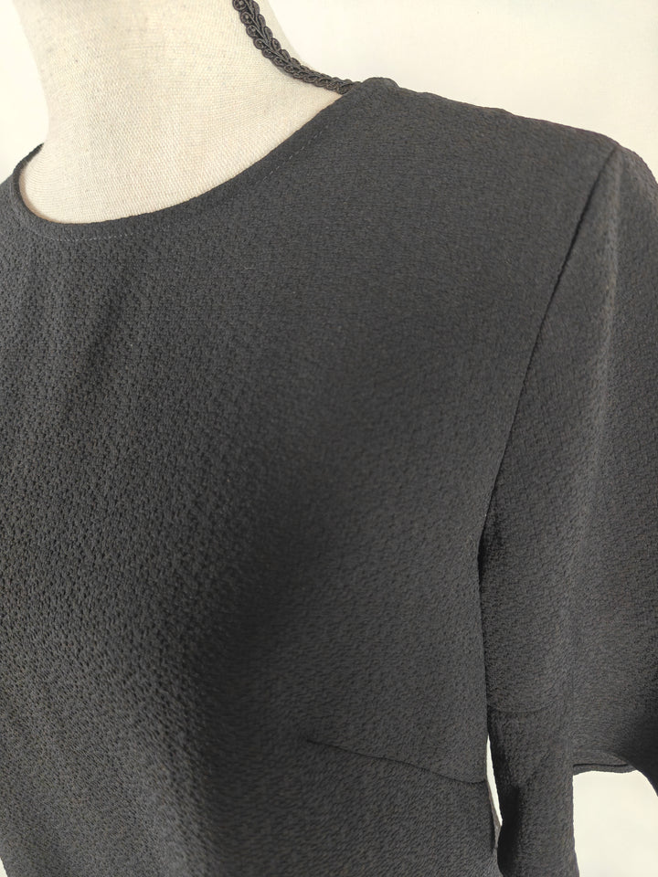 Women’s Ann Taylor LOFT Petites Shift Dress Black Size 2P