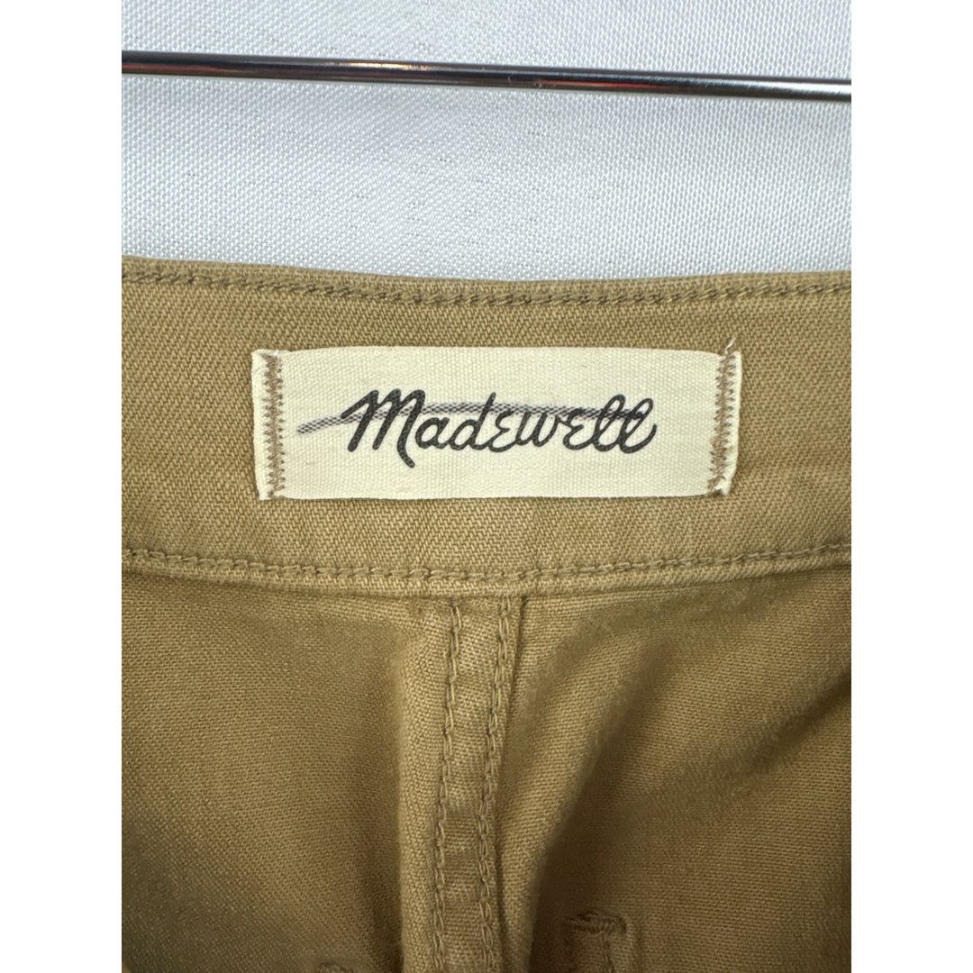Women’s Madewell Size P27 Khaki Cotton Bermuda Pants