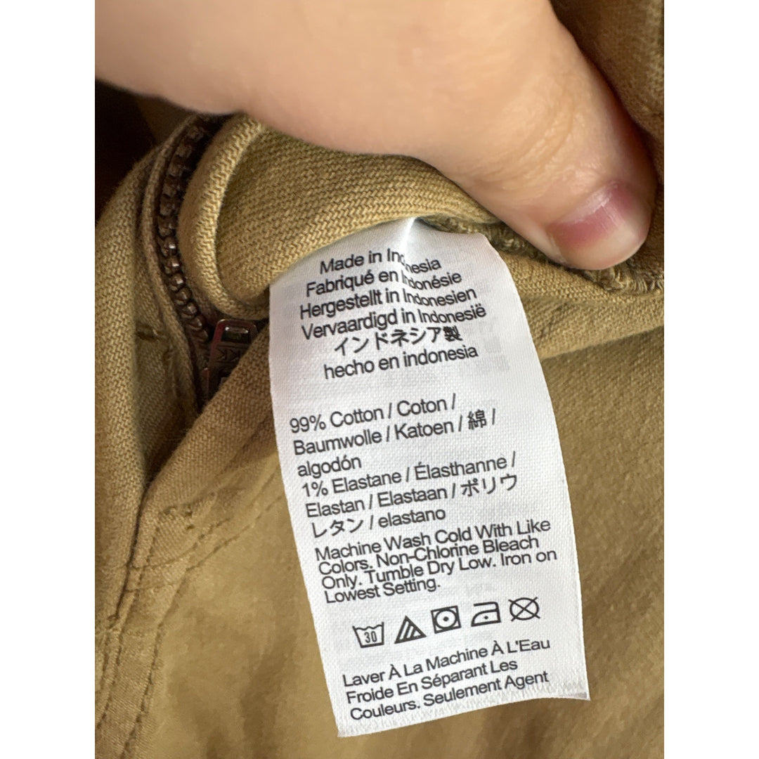 Women’s Madewell Size P27 Khaki Cotton Bermuda Pants