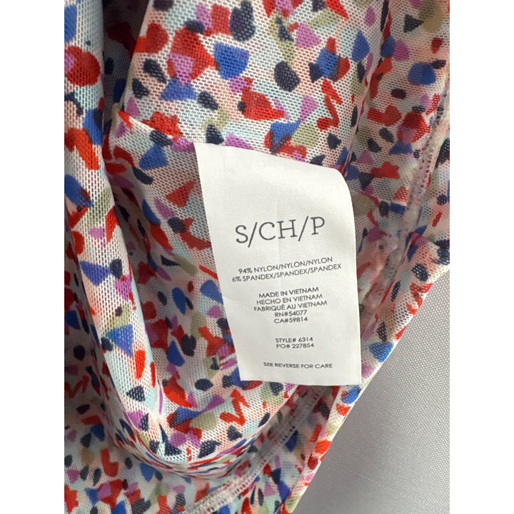 Cabi Womens Confetti Print Sleeveless Top S Nylon/Spandex