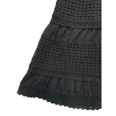 Women's Signature Black Cotton Skirt - Size XL
