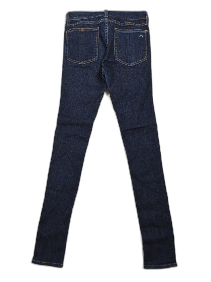 Womens Rag &amp; Bone Skinny Jeans Dark Wash Size 24
