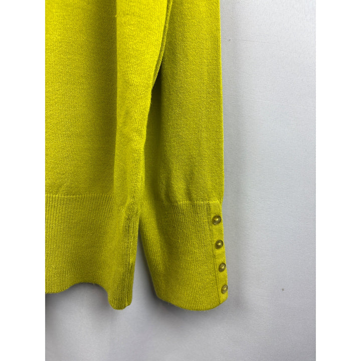 Women’s JM Collection XL Avocado Green Long Sleeve Turtleneck Sweater