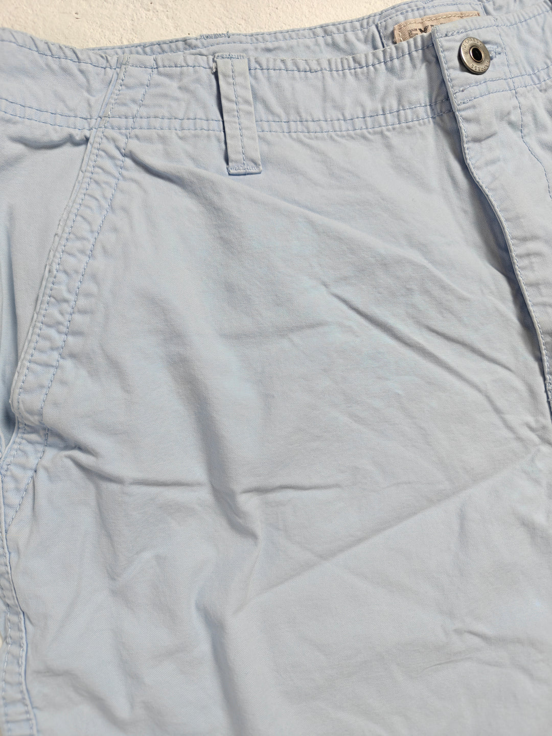 Mens Express Chino Shorts Light Blue Size 34