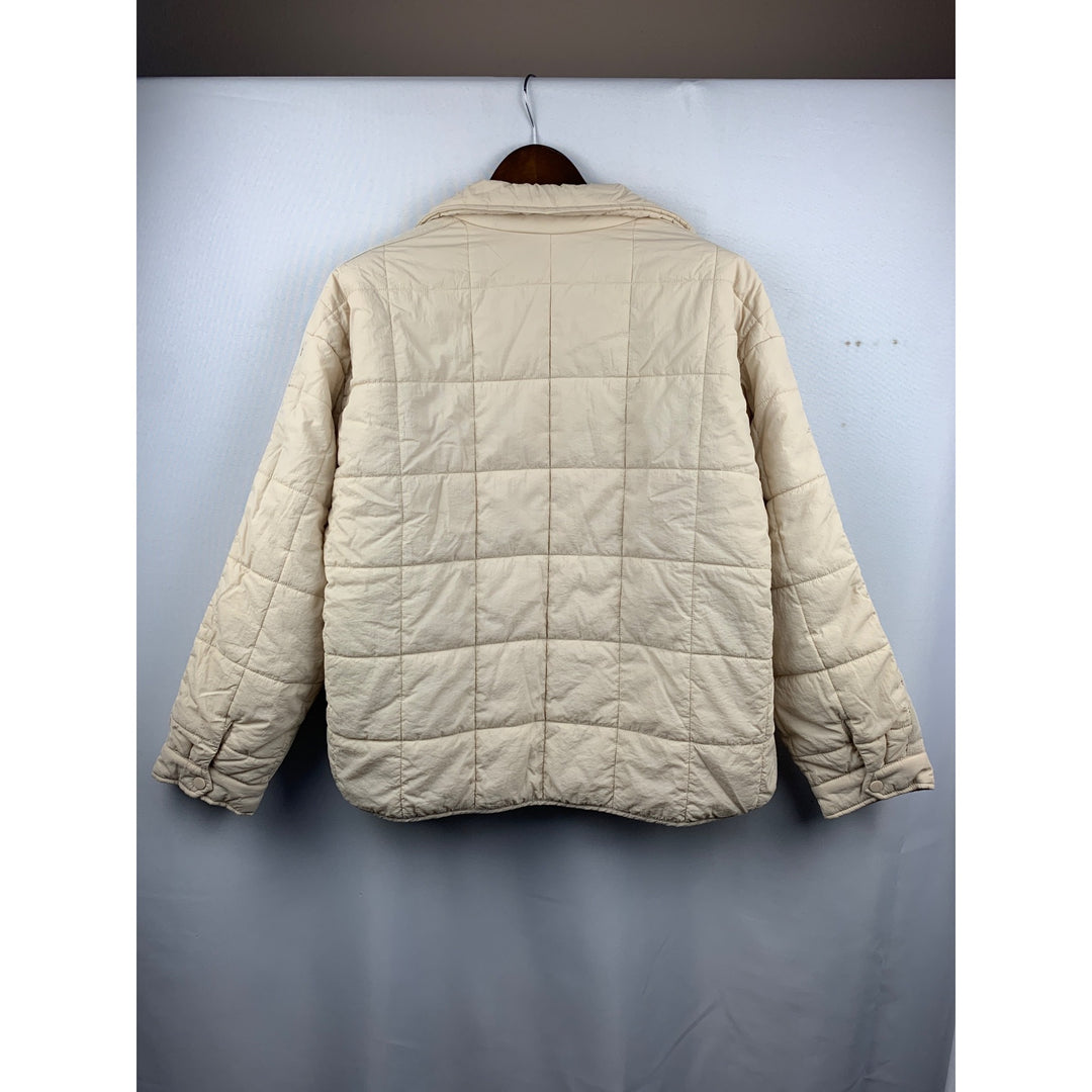 Women’s Fashion Pink Blush Quilted Puffer Jacket Size L