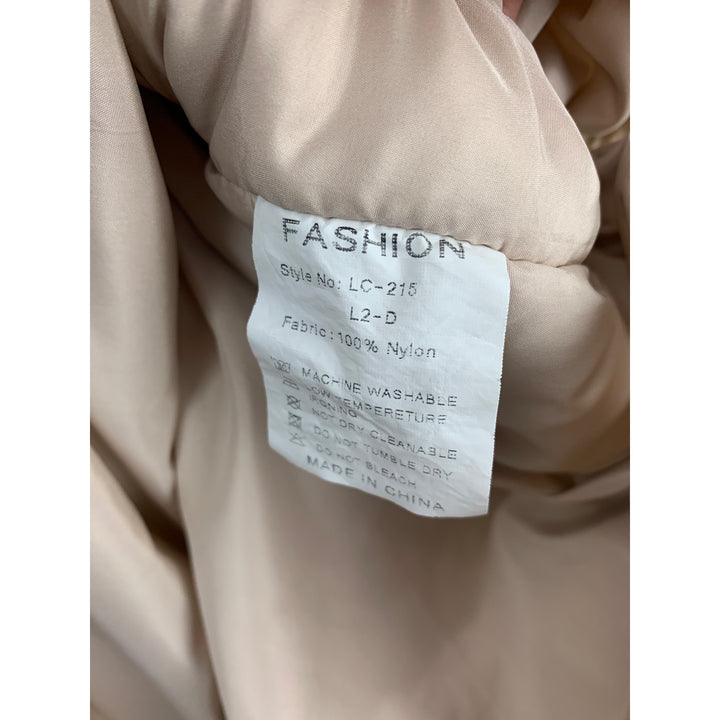 Women’s Fashion Pink Blush Quilted Puffer Jacket Size L