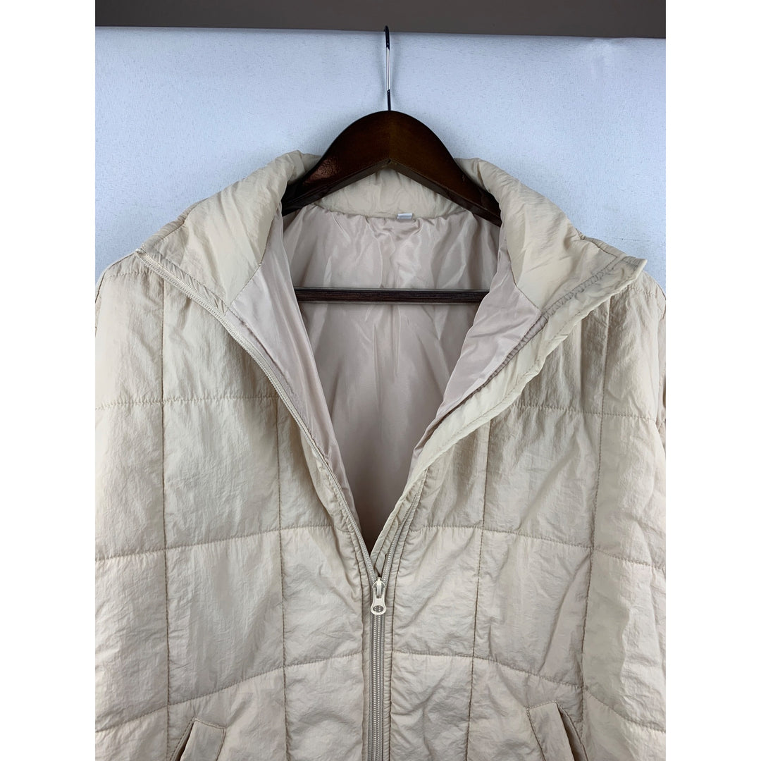 Women’s Fashion Pink Blush Quilted Puffer Jacket Size L
