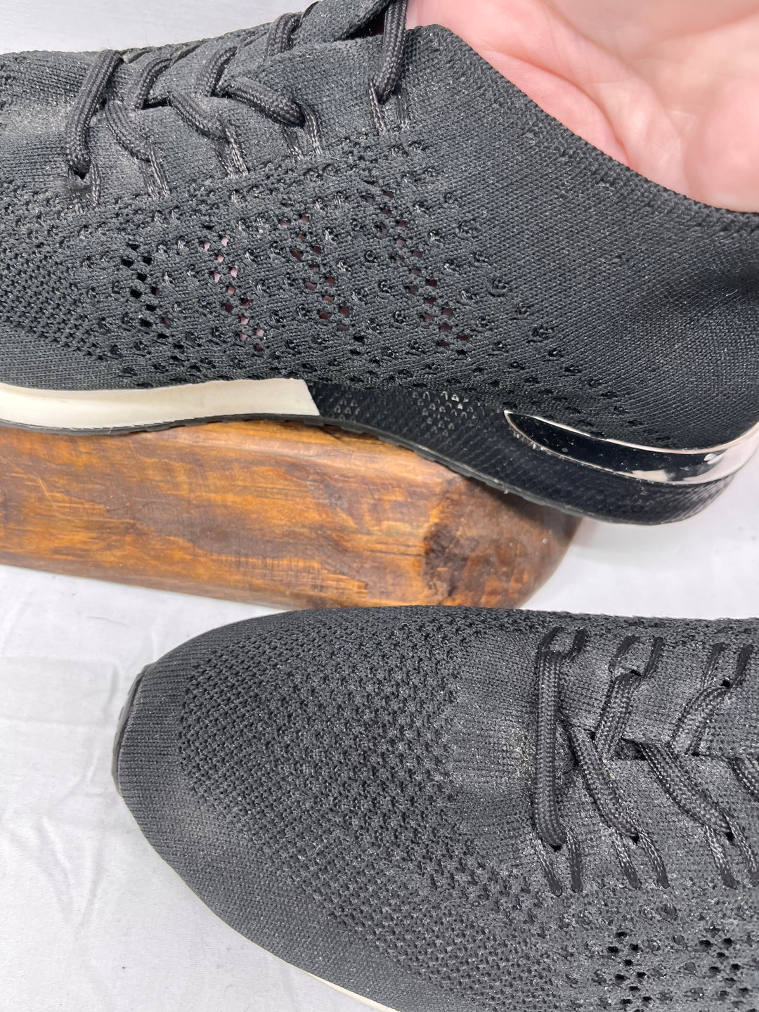 14th & Union Rorie Knit Sneakers Women’s Casual Lace Up Athletic Walking Shoes