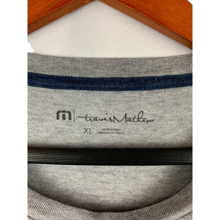 Travis Mathew Mens Gray Heathered T-Shirt XL