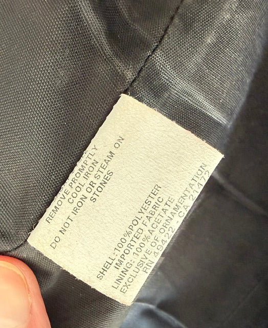 Jessica McClintock Y2K Black Strapless Gown Sz2