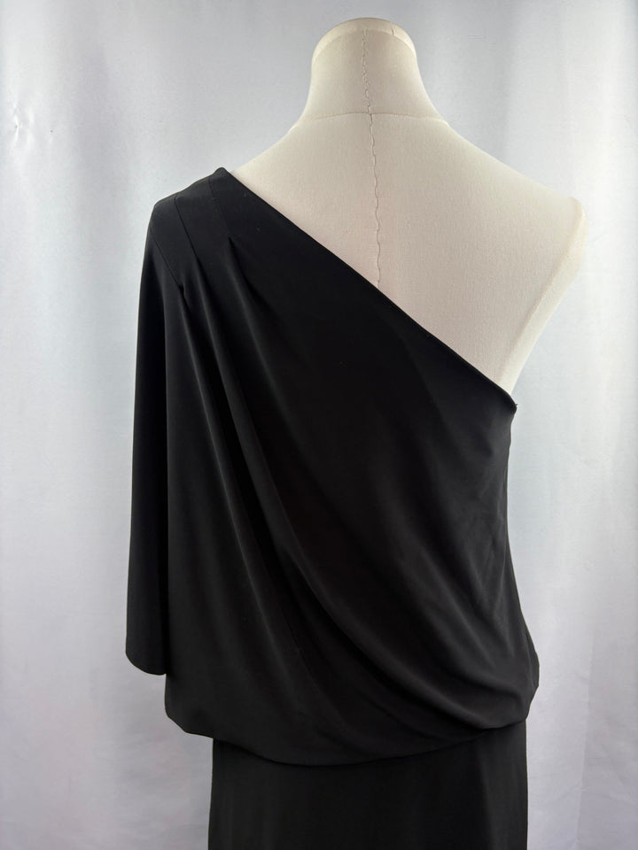 Women’s Jessica Simpson Size 6 Black One Shoulder Mini Dress