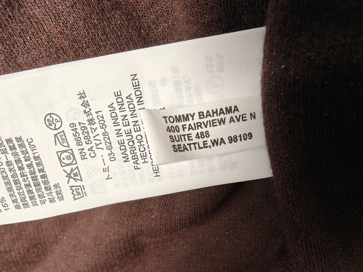 Mens Tommy Bahama Quarter Zip Pullover Burgundy Size Unknown