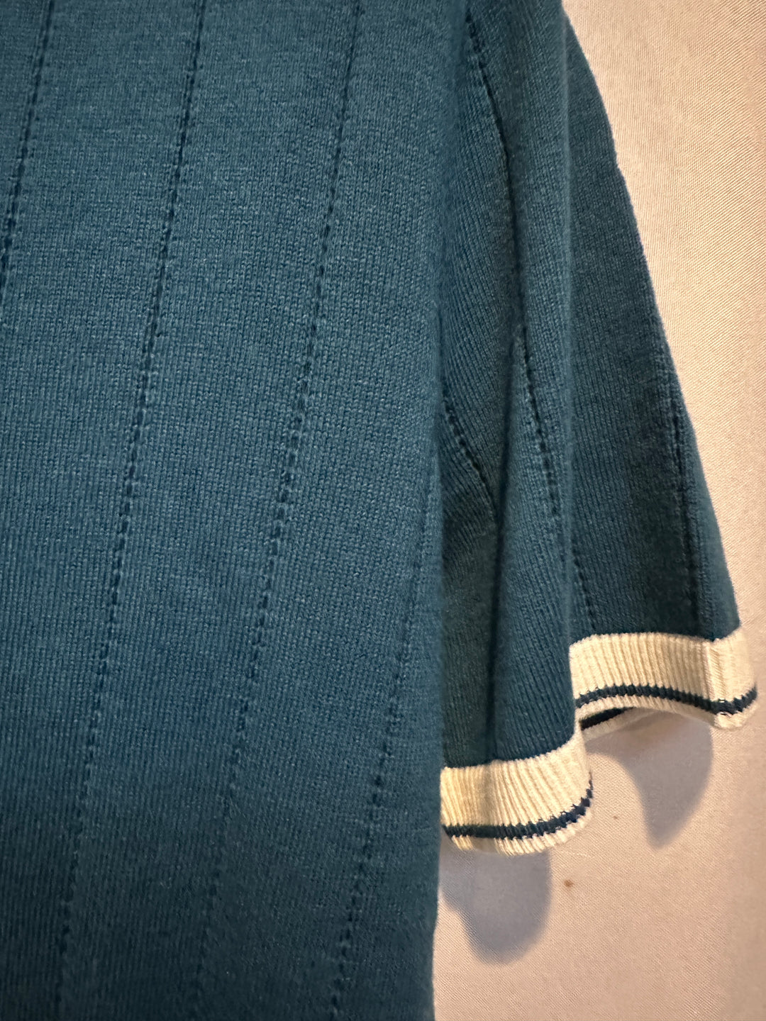 Men’s Abercrombie & Fitch Teal Short Sleeve Polo Sweater Size M