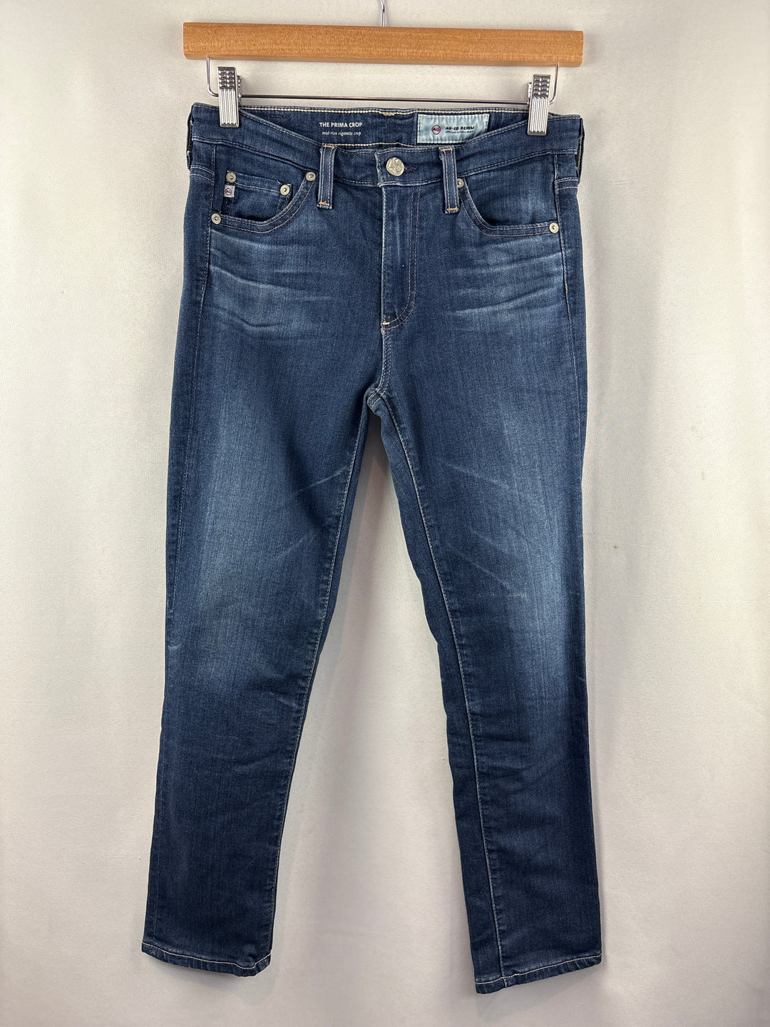 Women’s AG-ED Size 26 Dark Wash Blue Skinny Jeans