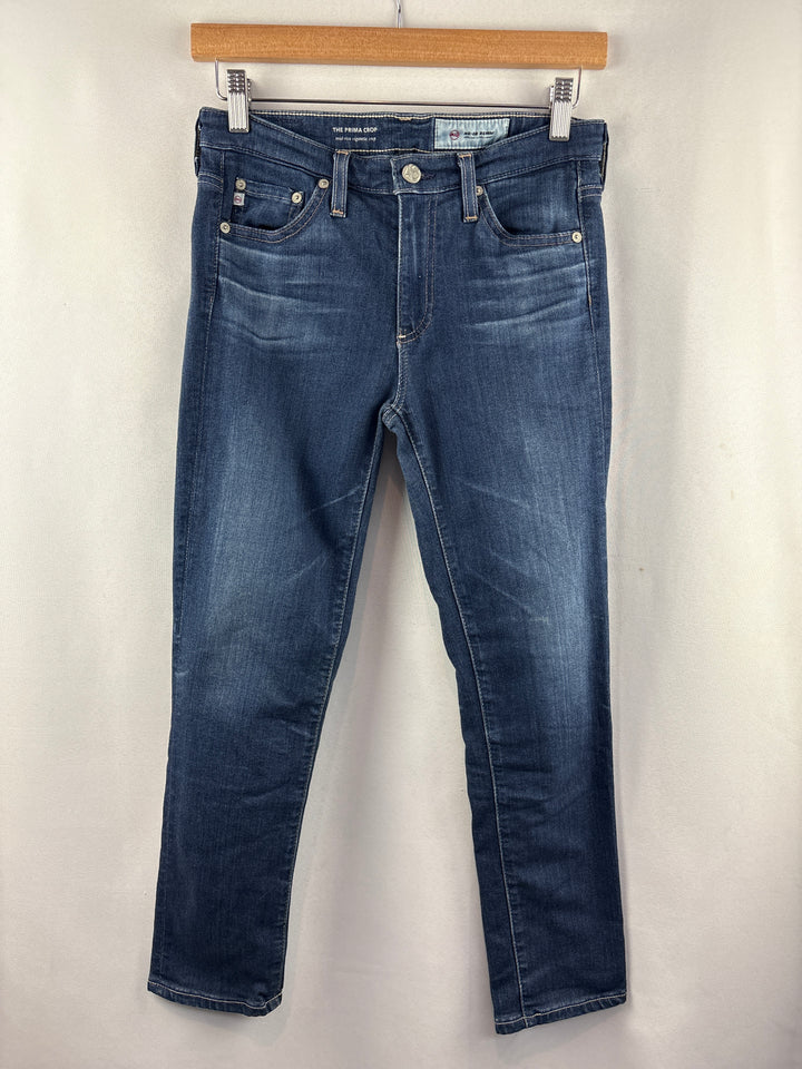 Women’s AG-ED Size 26 Dark Wash Blue Skinny Jeans