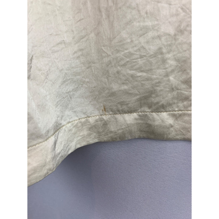 Madewell Womens Ivory Silk Blend Elastic Waist Drawstring Shorts