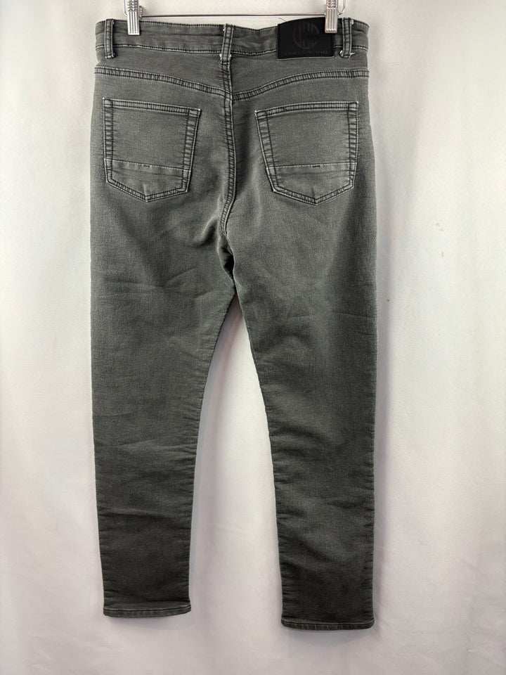 Men’s Vintage Genes Black W30/L30 Dark Gray Slim Fit Jeans