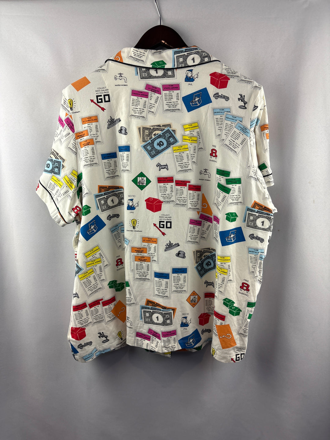 Women’s Bed Head Size 2X Monopoly Themed PJ Set