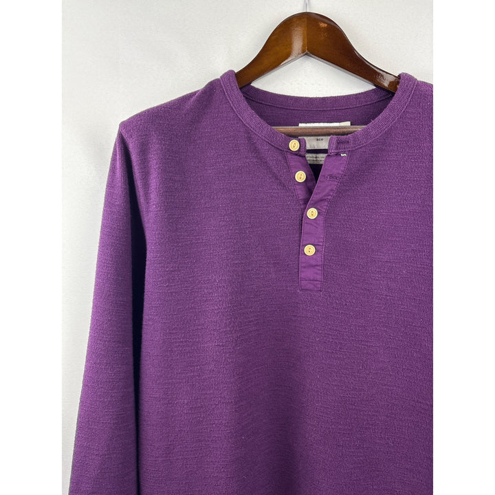 Men’s Goodfellow Large Plum Purple Long Sleeve Thermal Shirt