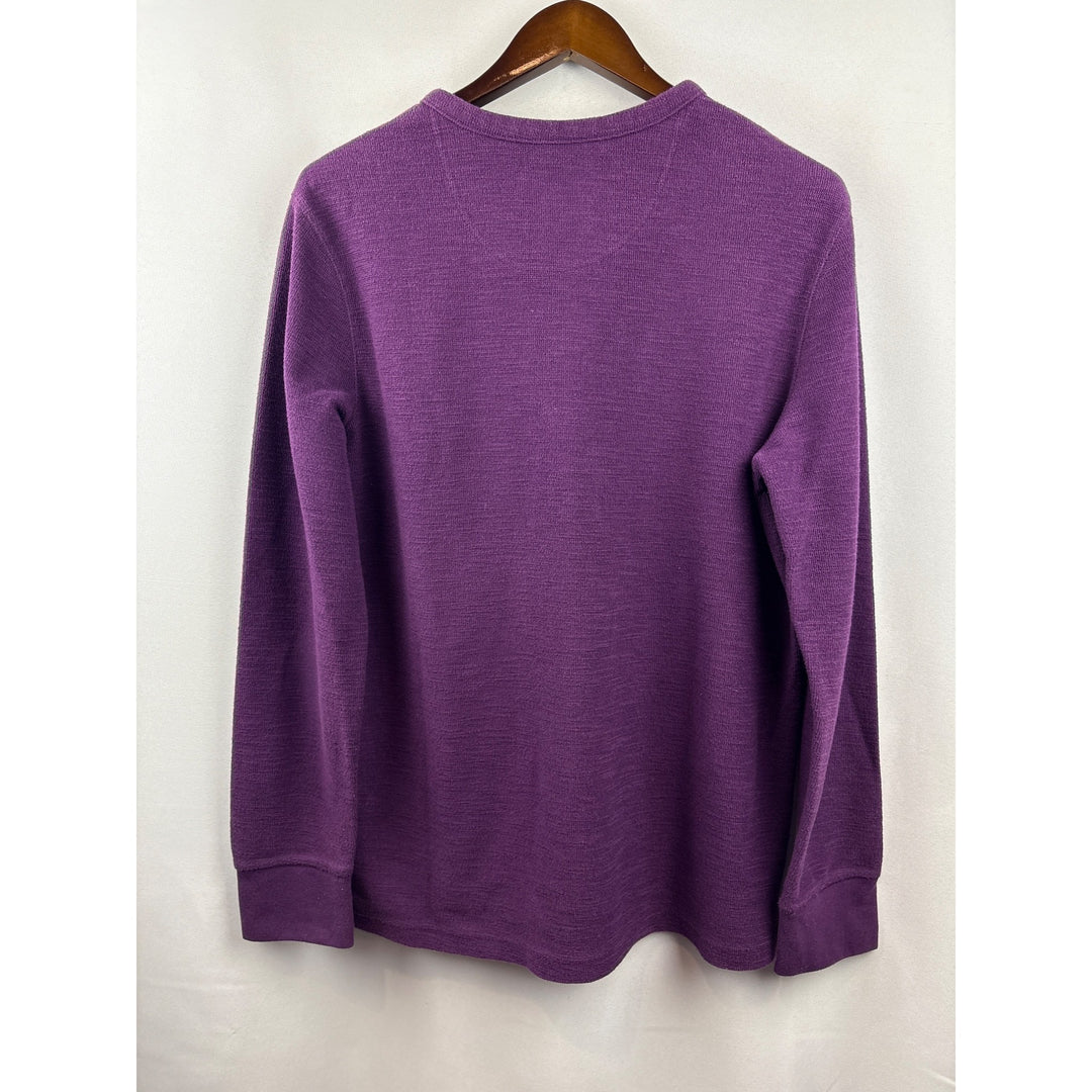Men’s Goodfellow Large Plum Purple Long Sleeve Thermal Shirt