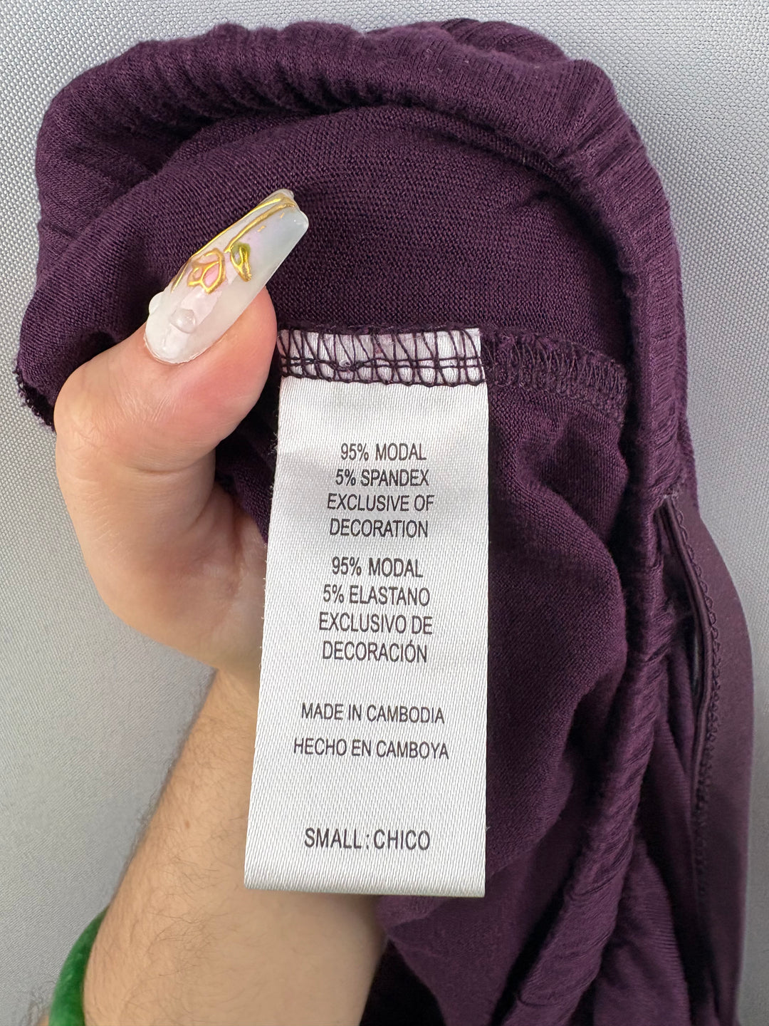 Women’s Midnight Small Plum Purple Sweater & Lounge Pants