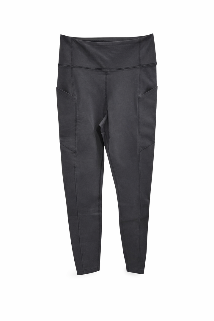 Womens Lands’ End Women’s Active High Rise Compression Pocket Leggings – Small