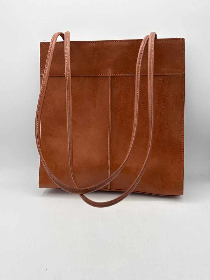 Women’s Pelle Studio Brown Leather Shoulder Purse