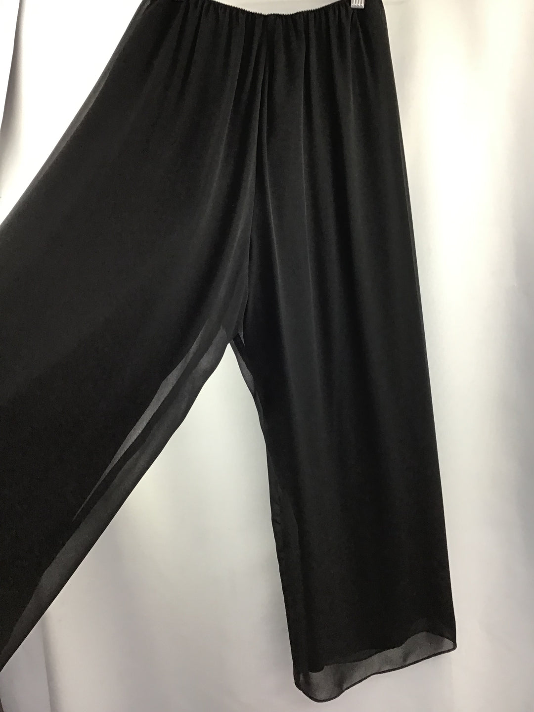Alex Evenings Women's Black Wide Legged Trousers  Size S