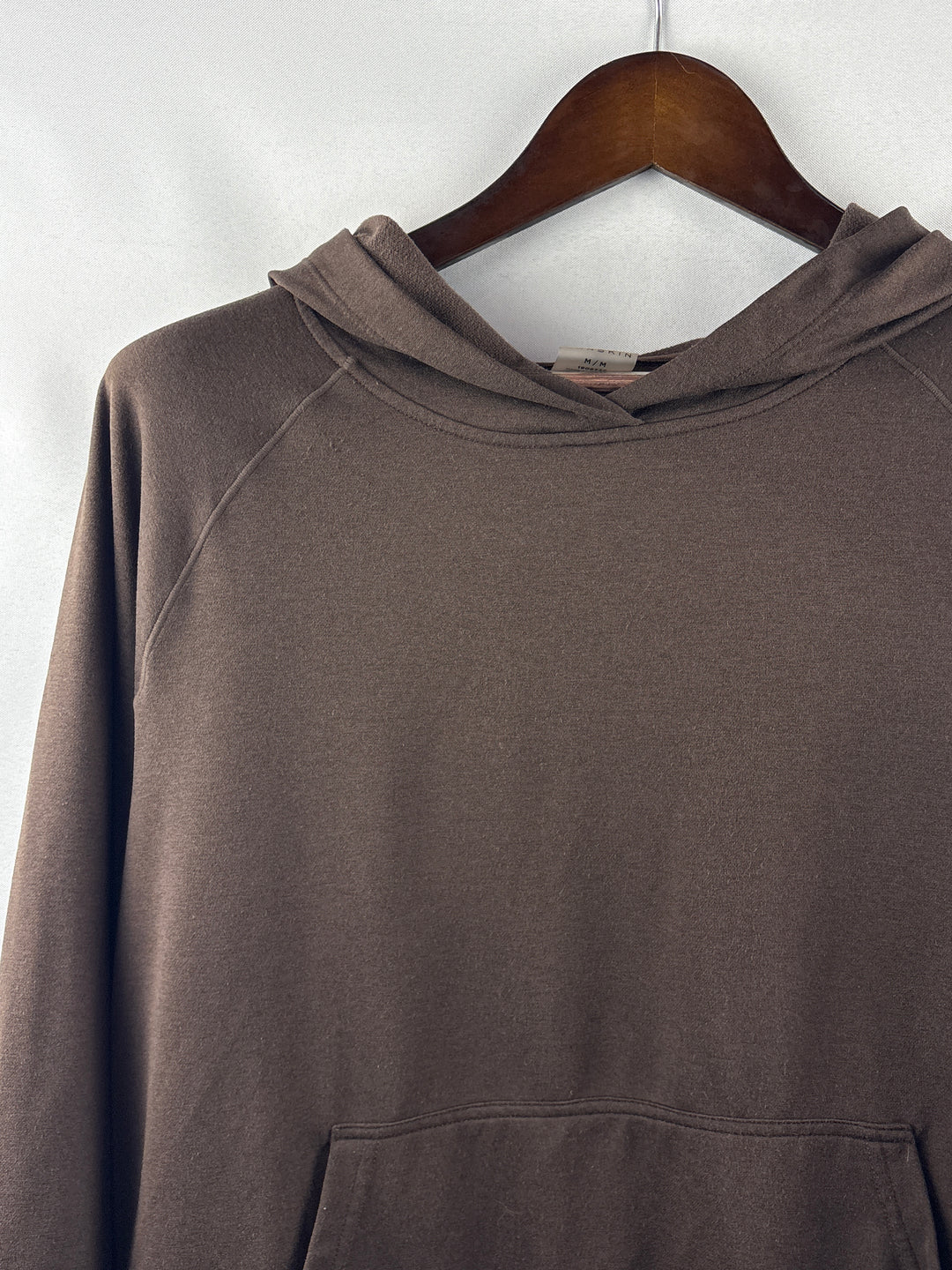 Womens DanSkin Medium Chocolate Brown Hoodie