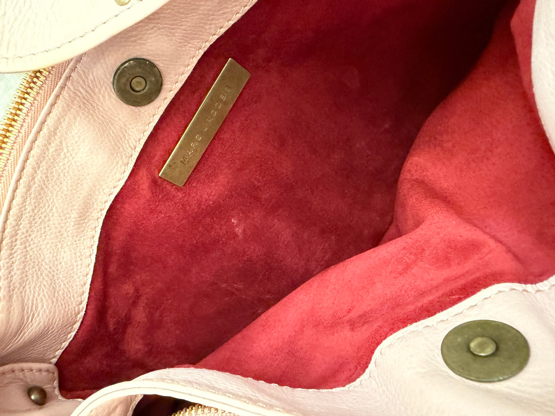 Marc Jacobs Collection Pink Leather Multi Pocket Shoulder Bag Y2K