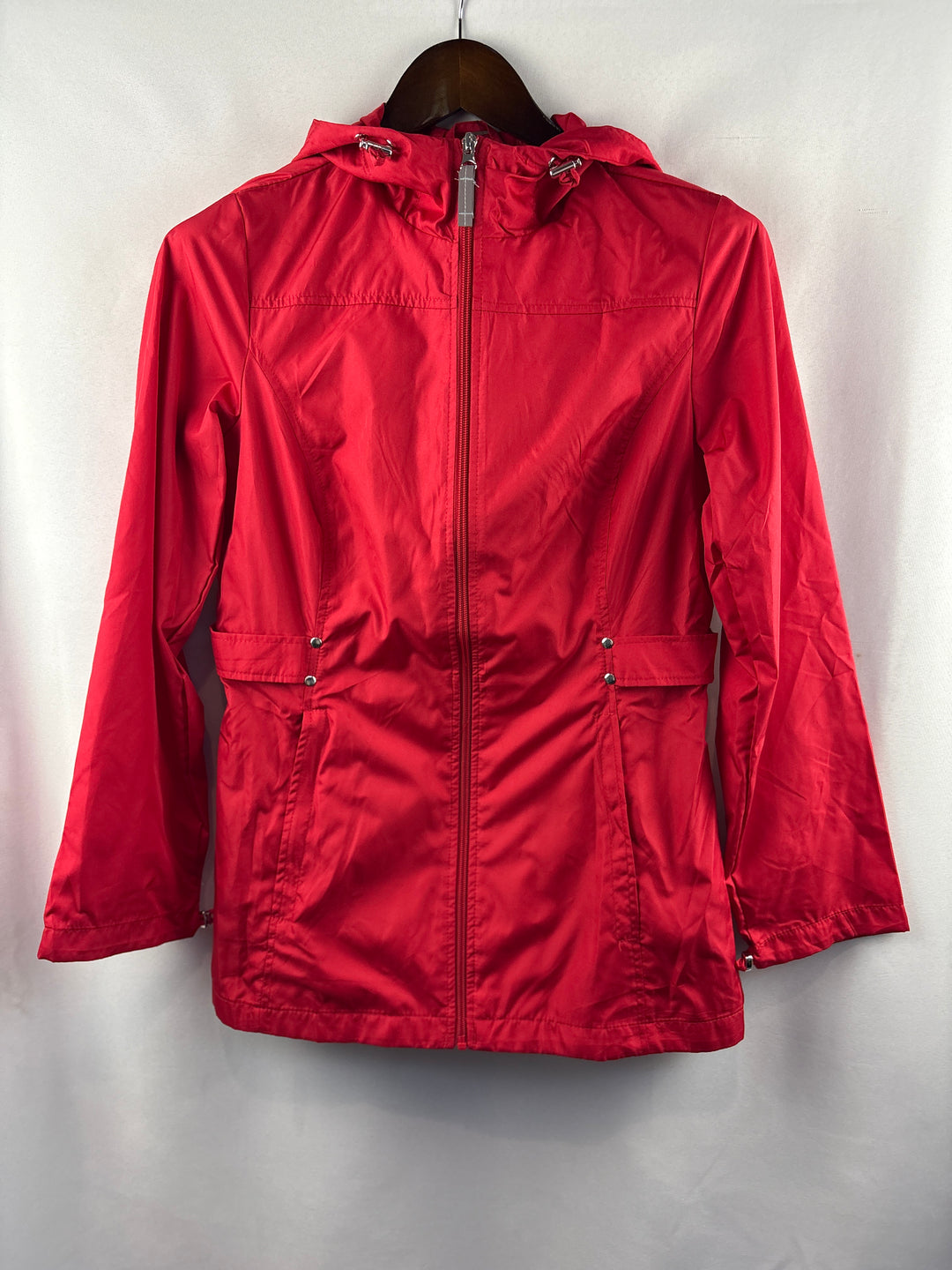 Women’s Jones New York Small Bright Red Raincoat