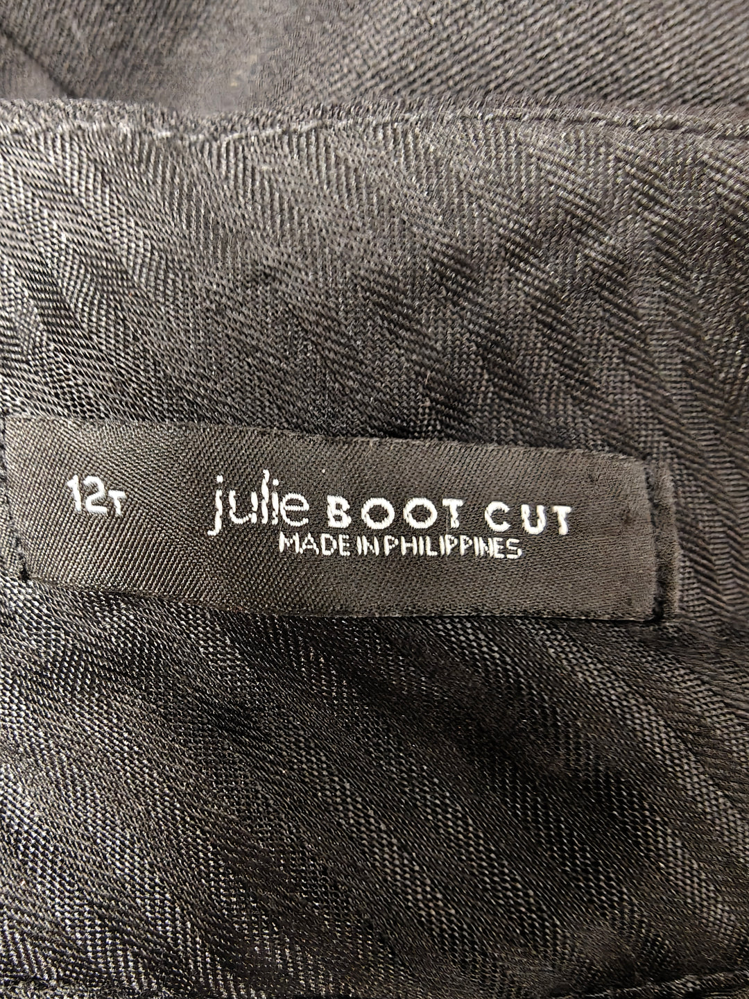 Womens Ann Taylor LOFT Julie Boot Cut Black Pants Size 12