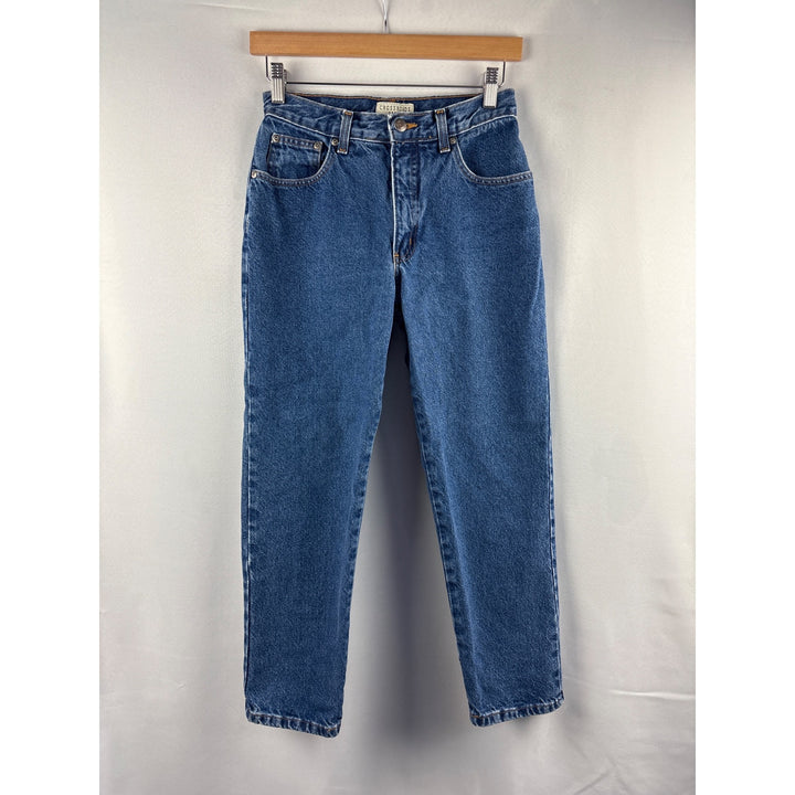 Crossroads Petite Womens Blue Denim Jeans Size 6 Cotton