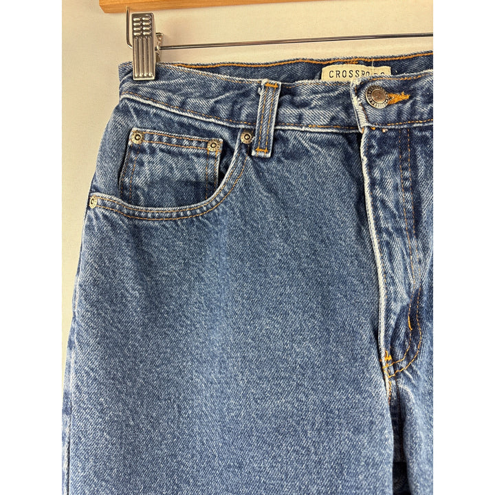 Crossroads Petite Womens Blue Denim Jeans Size 6 Cotton