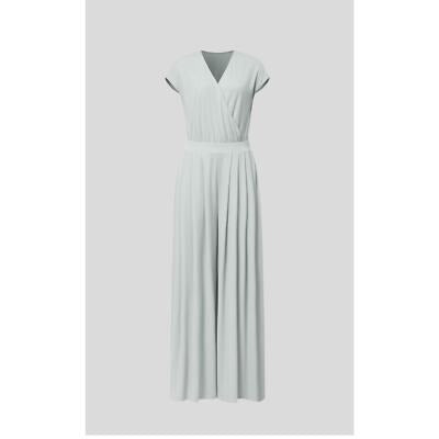 Halara Womens V-Neck Pleated Maxi Dress