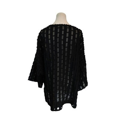 Women's Wynne Layers Black Cardigan - Size XL