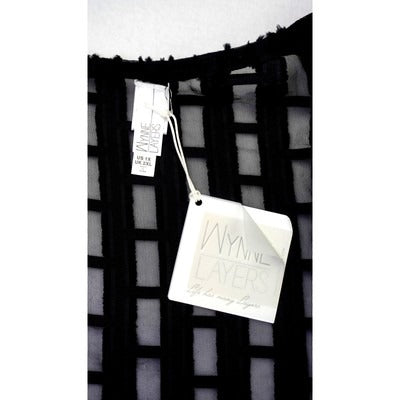 Women's Wynne Layers Black Cardigan - Size XL